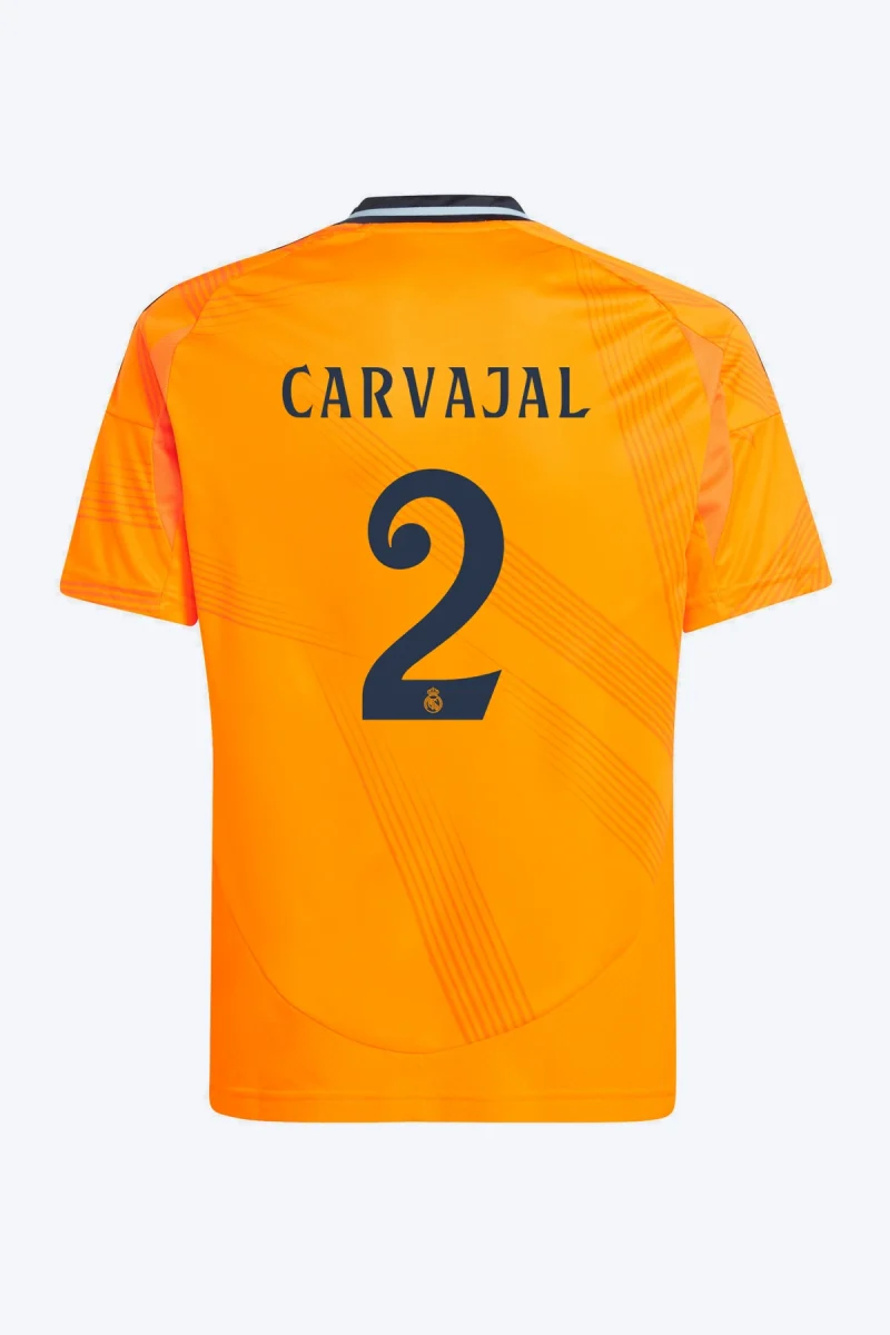 Carvajal 2 Voetbalshirt - Real Madrid 24/25 Uit Kids