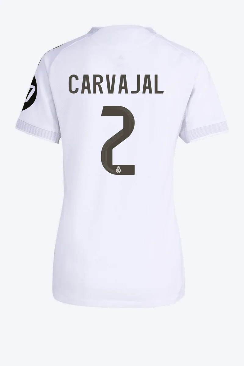 Carvajal 2 Voetbalshirt - Real Madrid 25/26 Thuis Authentic