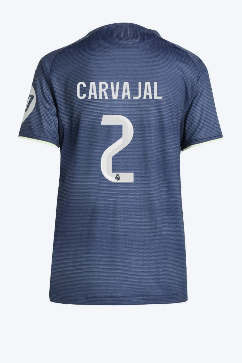 Carvajal 2 Voetbalshirt - Real Madrid 25/26 Uit Authentic