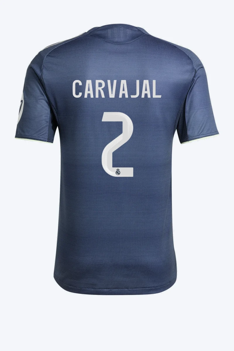 Carvajal 2 Voetbalshirt - Real Madrid 25/26 Uit Authentic