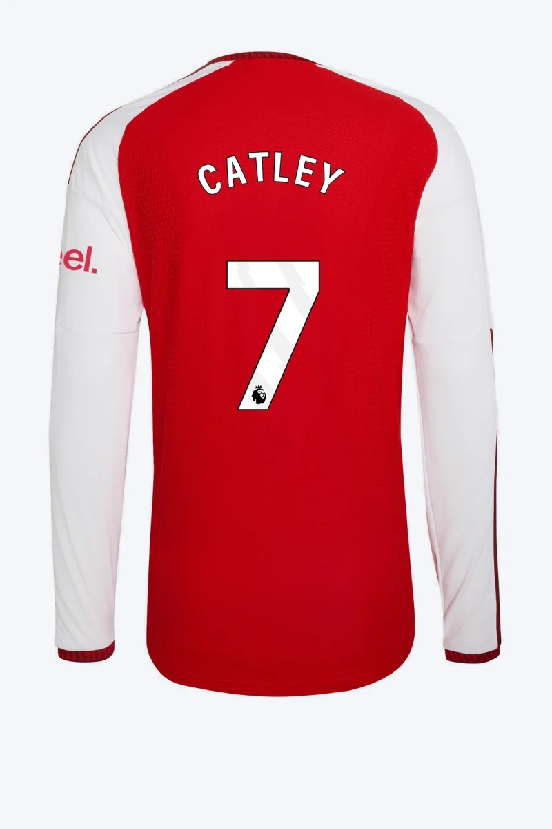 Catley 7 Voetbalshirt - Arsenal FC 26/27 Thuis Authentic Lange Mouw