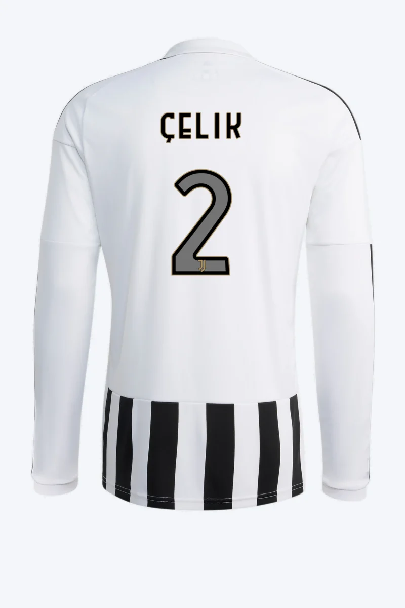 Çelik 2 Voetbalshirt - Juventus 26/27 Thuis Lange Mouw