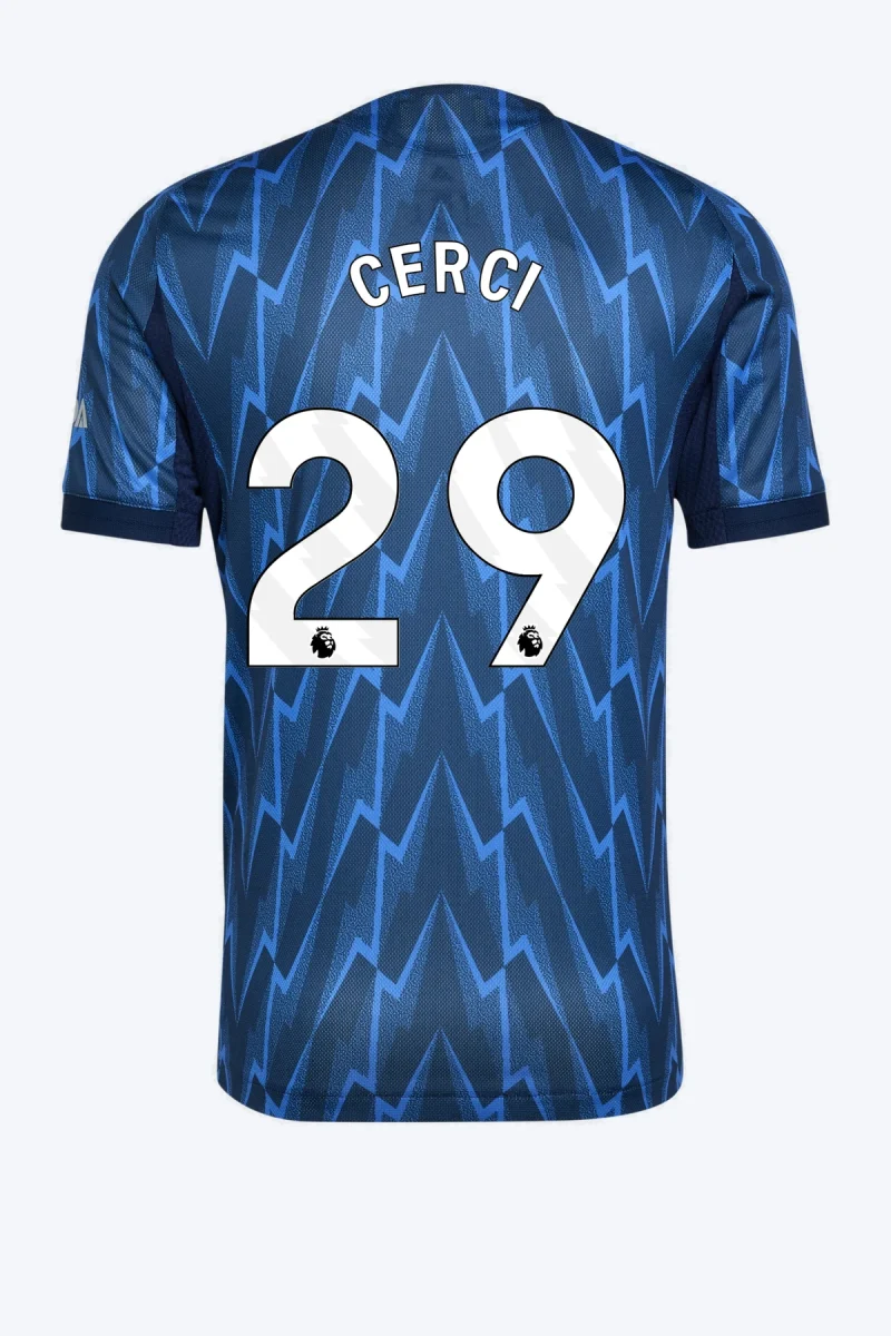Cerci 29 Voetbalshirt - Arsenal 25/26 Uit Authentic