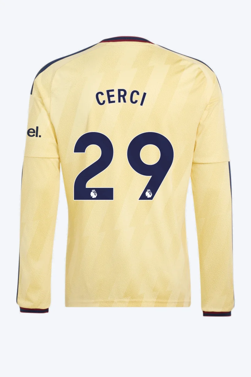 Cerci 29 Voetbalshirt - Arsenal FC 26/27 Derde Longsleeve