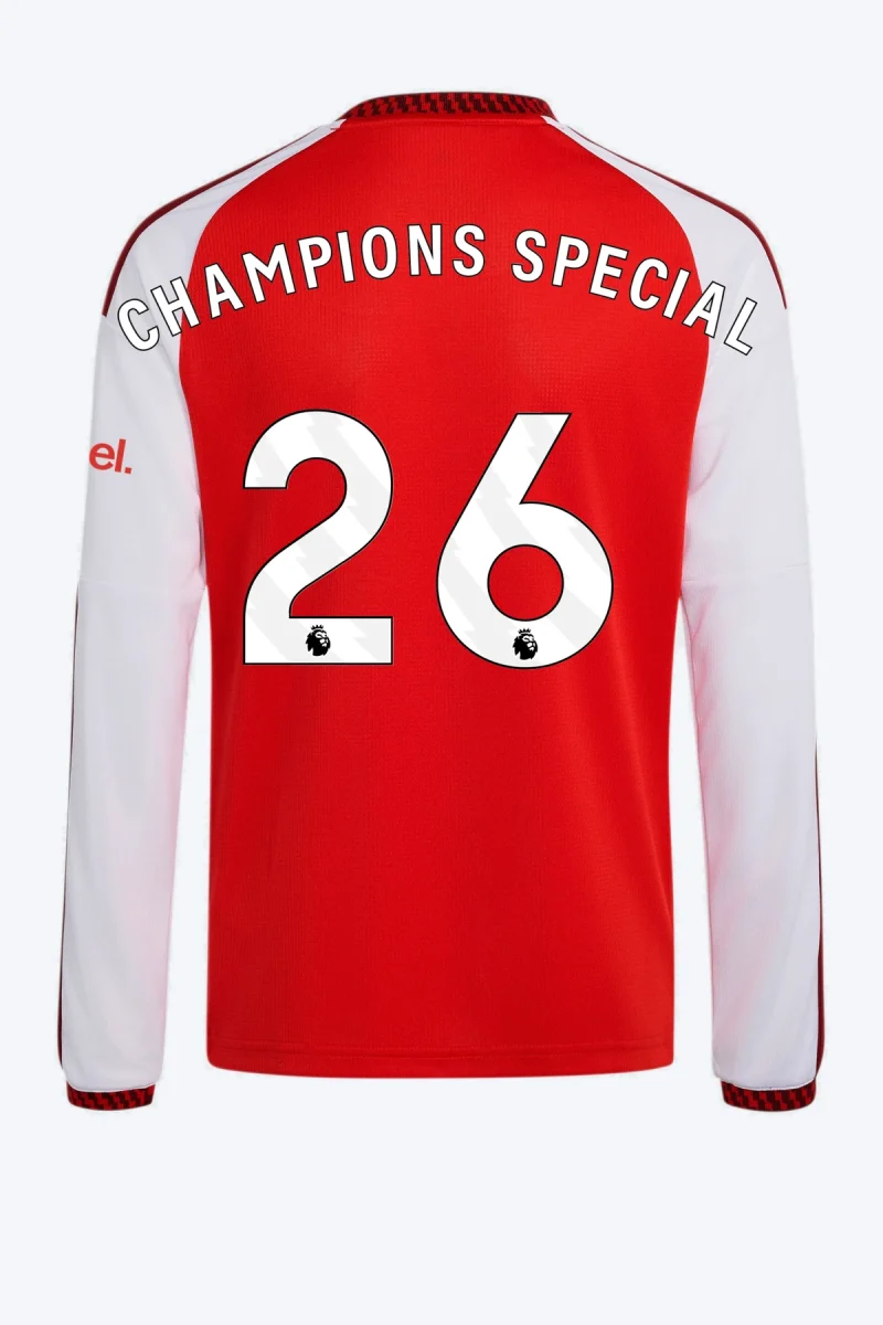Champions Special 26 Voetbalshirt - Arsenal FC 26/27 Thuis Kids Longsleeve