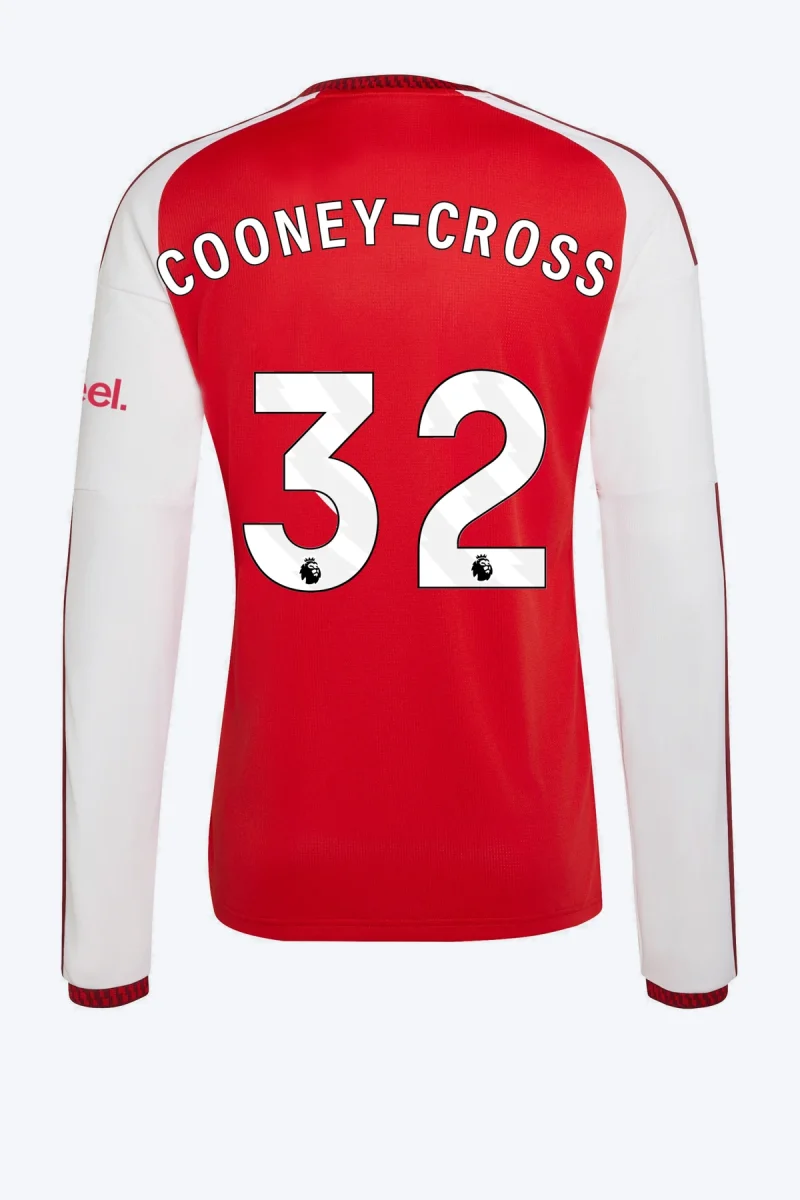 Cooney-Cross 32 Voetbalshirt - Arsenal FC 26/27 Thuis Lange Mouw