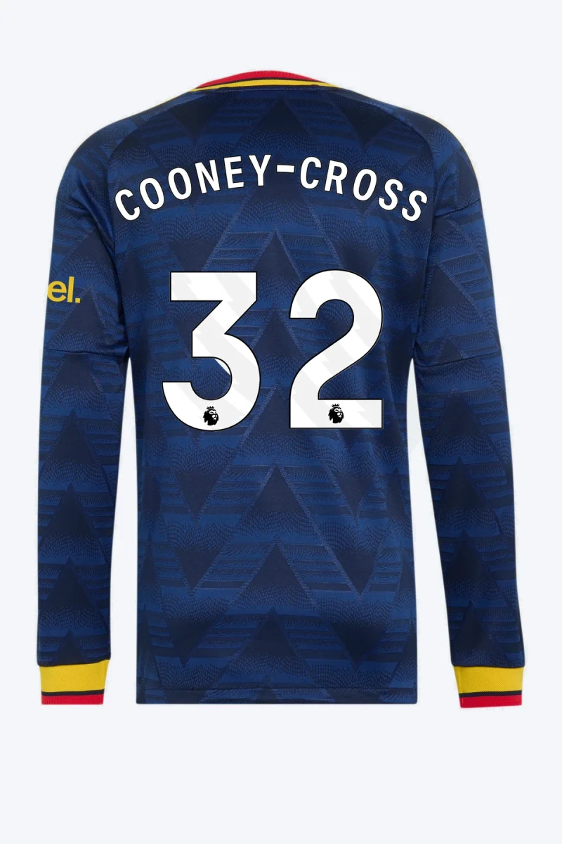 Cooney-Cross 32 Voetbalshirt - Arsenal FC 26/27 Uit Authentic Longsleeve