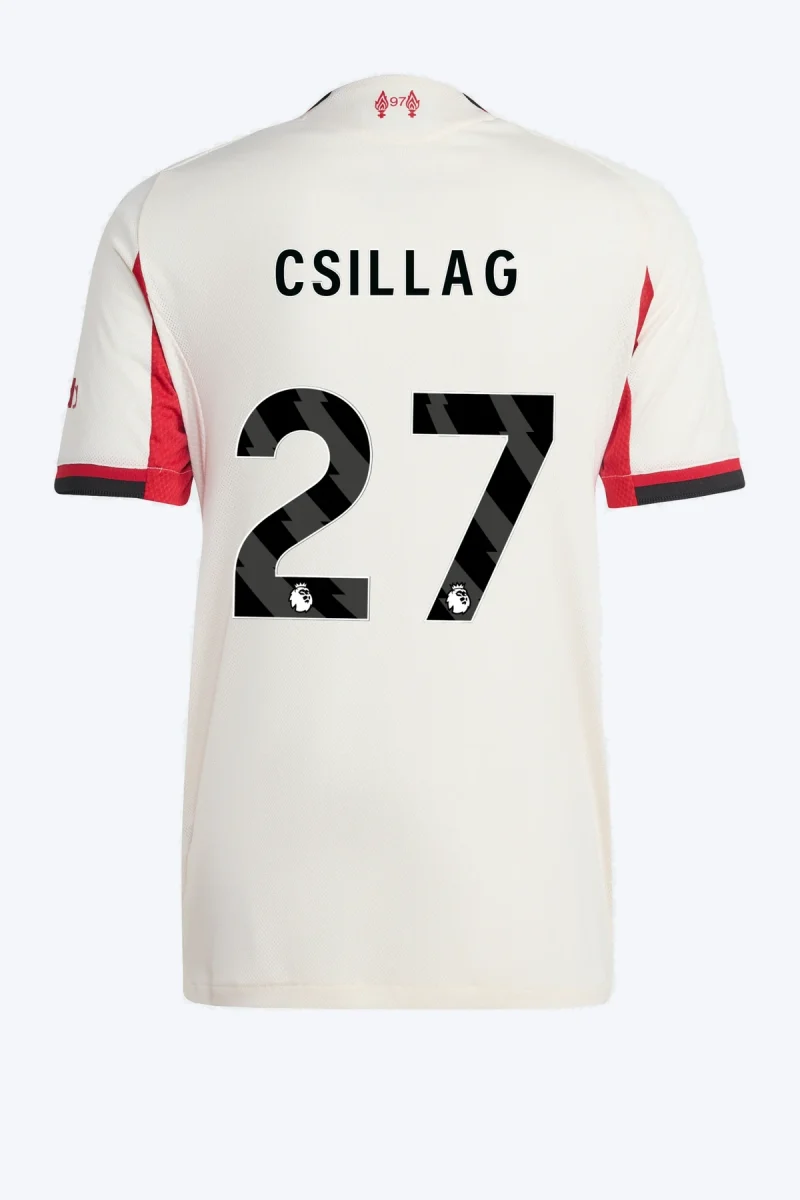 Csillag 27 Voetbalshirt - Liverpool FC 25/26 Uit Authentic