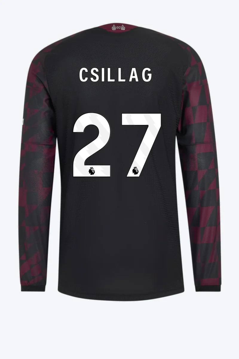 Csillag 27 Voetbalshirt - Liverpool FC 26/27 Derde Authentic Longsleeve