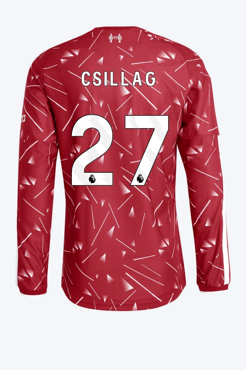 Csillag 27 Voetbalshirt - Liverpool FC 26/27 Thuis Authentic Lange Mouw