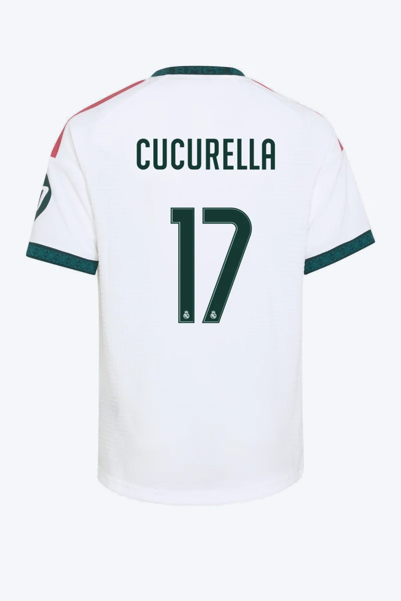Cucurella 17 Voetbalshirt - Real Madrid 26/27 Thuis Authentic Kids