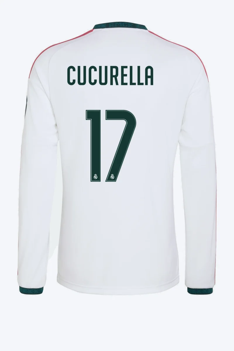 Cucurella 17 Voetbalshirt - Real Madrid 26/27 Thuis Lange Mouw