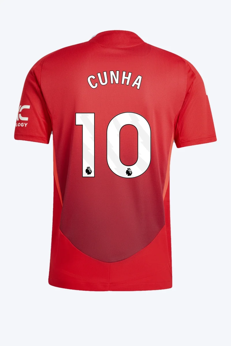 Cunha 10 Voetbalshirt - Manchester United 24/25 Thuis Authentic