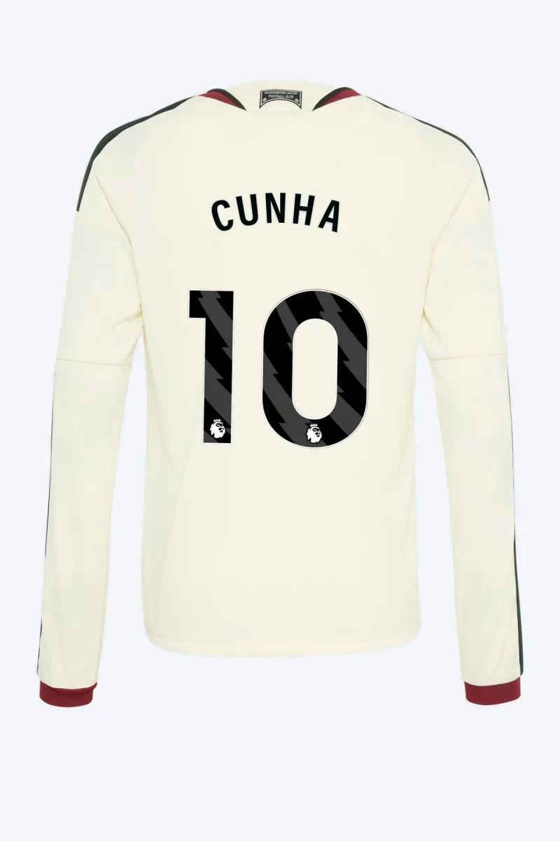 Cunha 10 Voetbalshirt - Manchester United 26/27 Derde Kids Longsleeve