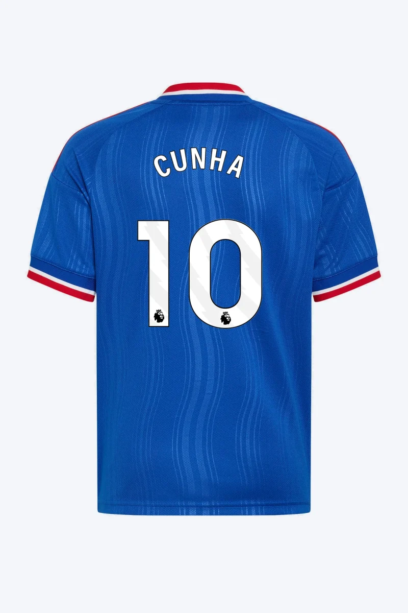 Cunha 10 Voetbalshirt - Manchester United 26/27 Uit Kids