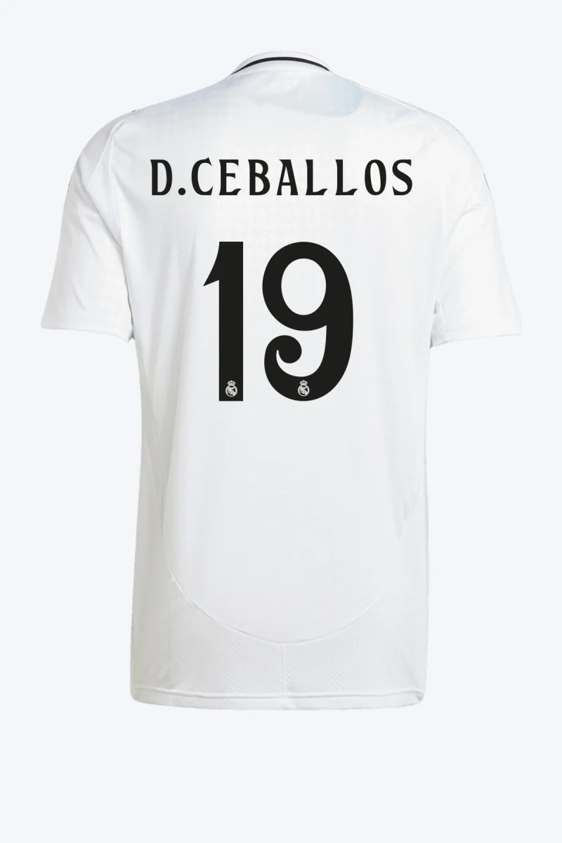 D. Ceballos 19 Voetbalshirt - Real Madrid 24/25 Thuis