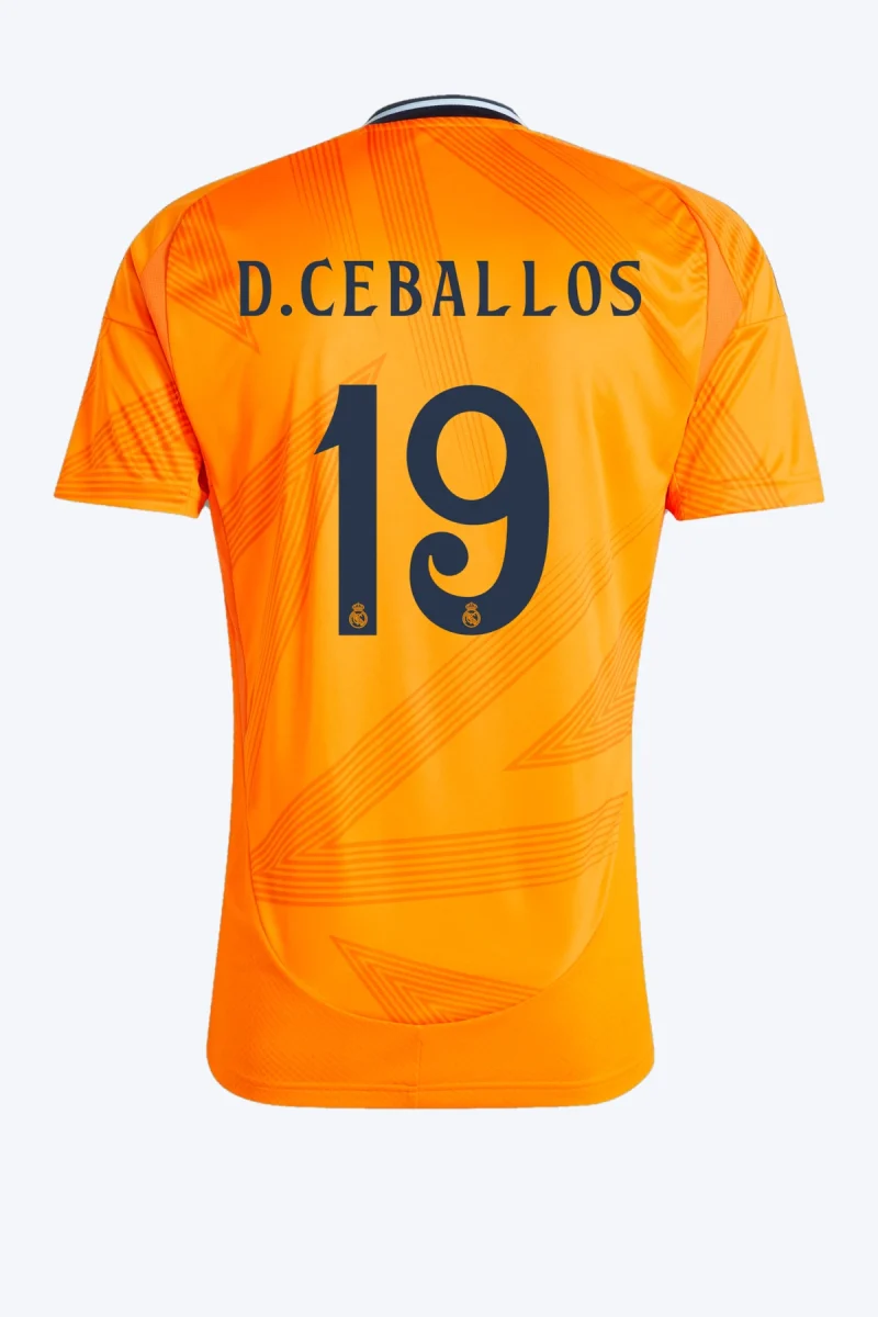 D. Ceballos 19 Voetbalshirt - Real Madrid 24/25 Uit