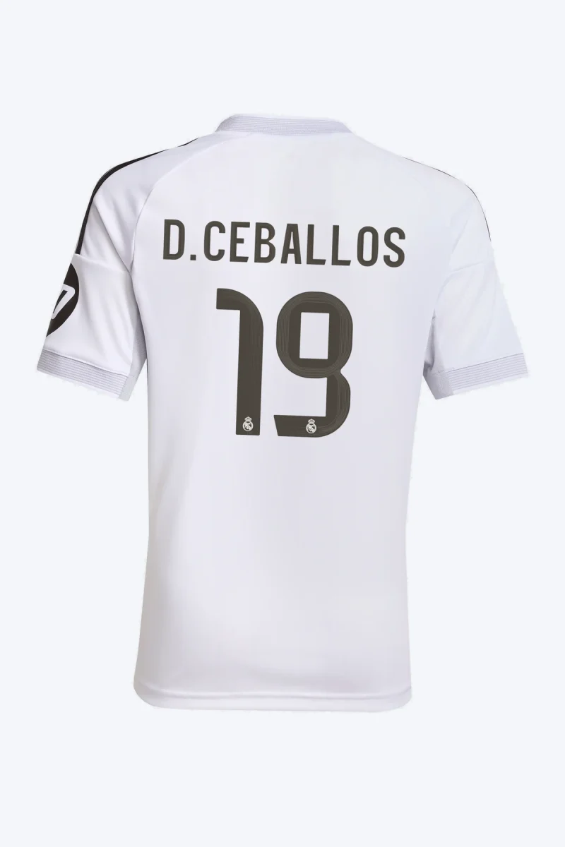 D. Ceballos 19 Voetbalshirt - Real Madrid 25/26 Thuis