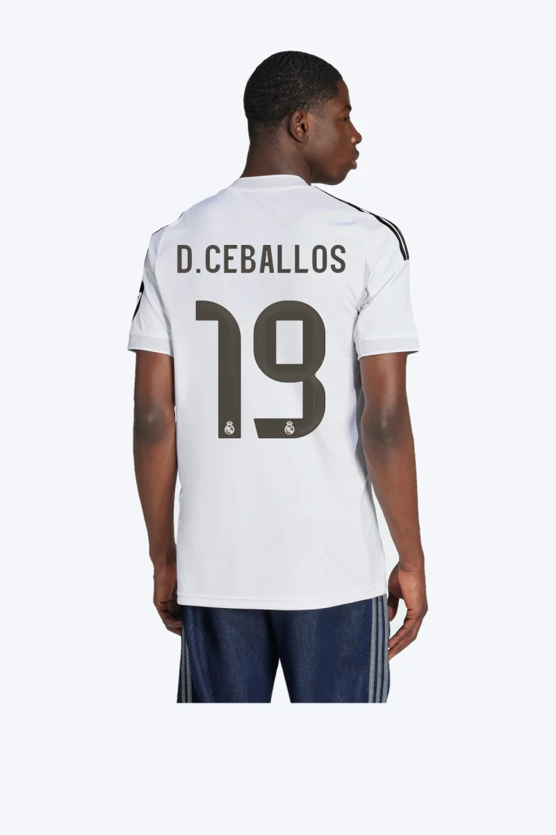 D. Ceballos 19 Voetbalshirt - Real Madrid 25/26 Thuis