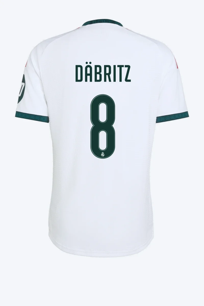 Däbritz 8 Voetbalshirt - Real Madrid 26/27 Thuis Authentic