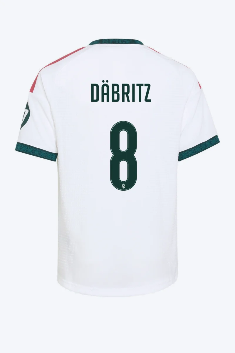 Däbritz 8 Voetbalshirt - Real Madrid 26/27 Thuis Authentic Kids