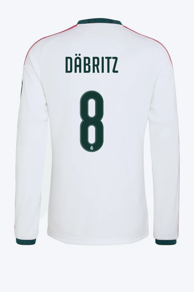 Däbritz 8 Voetbalshirt - Real Madrid 26/27 Thuis Lange Mouw