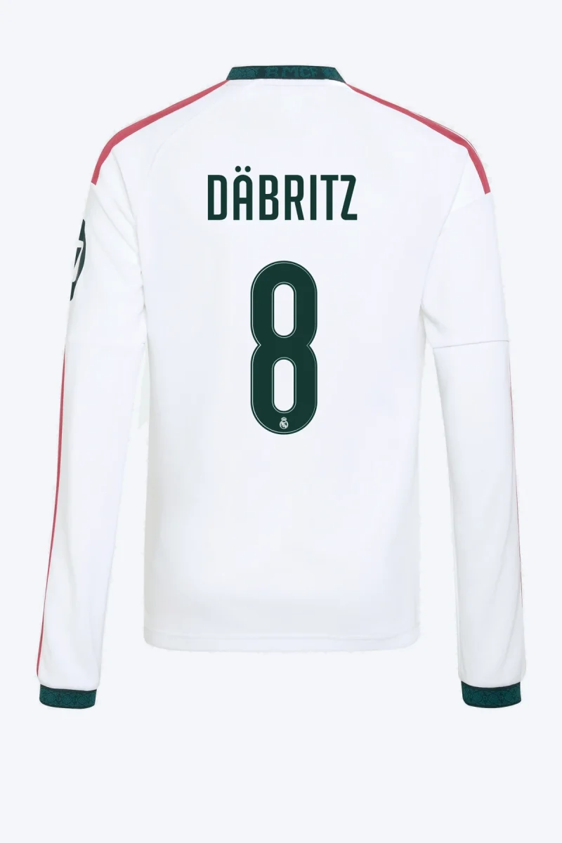Däbritz 8 Voetbalshirt - Real Madrid 26/27 Thuis Lange Mouw Kids