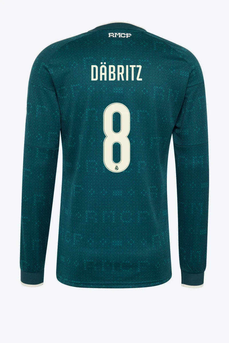 Däbritz 8 Voetbalshirt - Real Madrid 26/27 Uit Lange Mouw