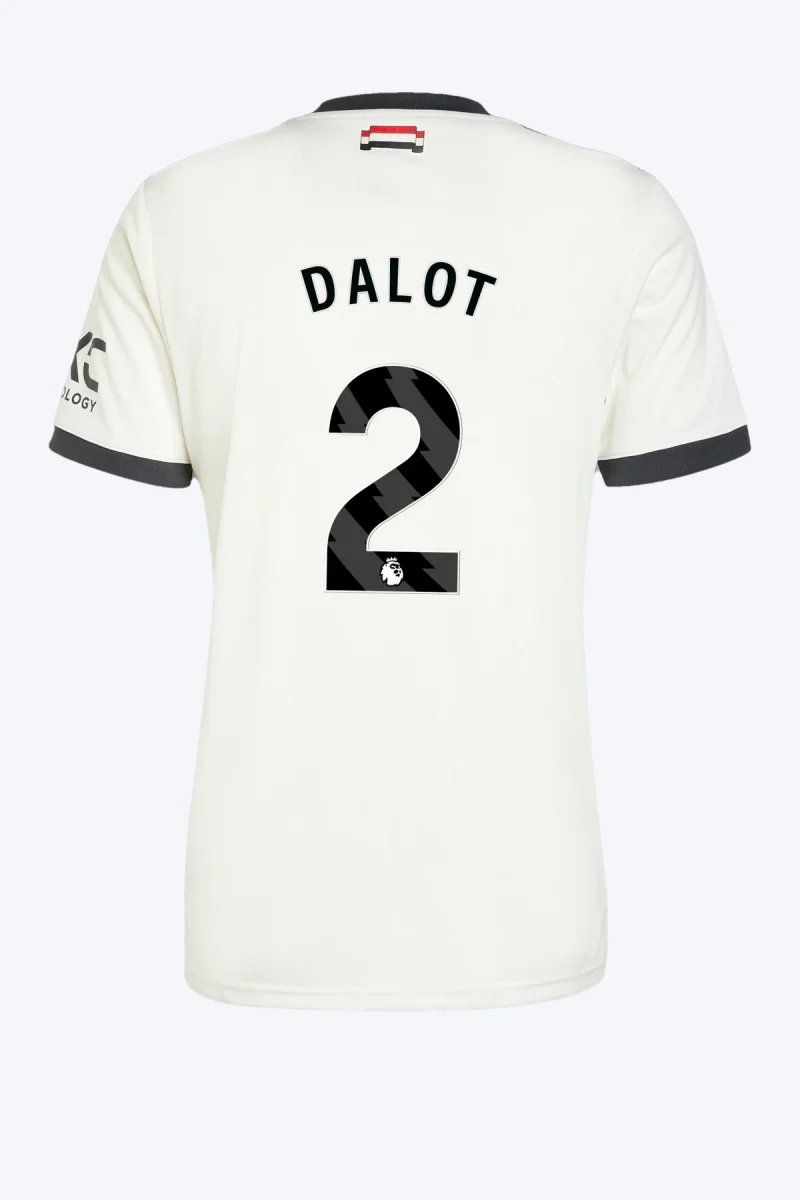 Dalot 2 Voetbalshirt - Manchester United 24/25 Derde