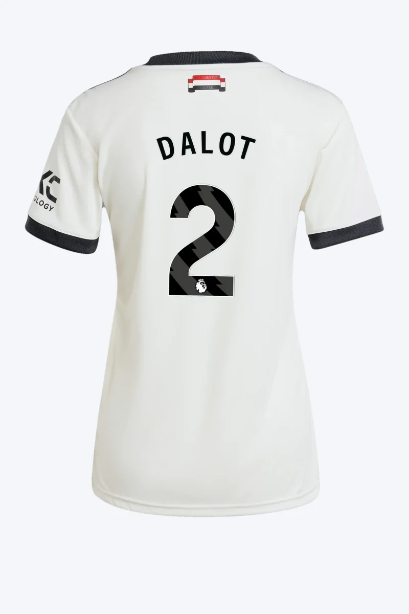 Dalot 2 Voetbalshirt - Manchester United 24/25 Derde