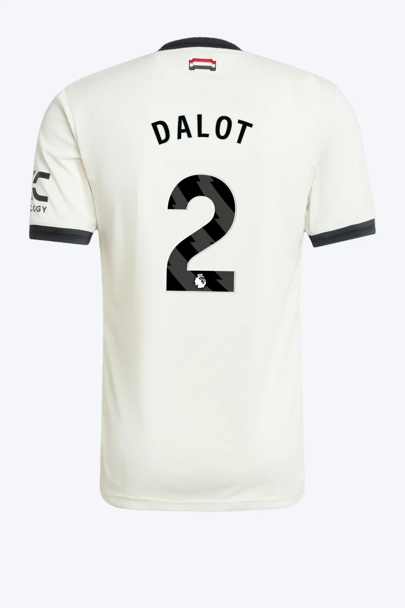 Dalot 2 Voetbalshirt - Manchester United 24/25 Derde Authentic