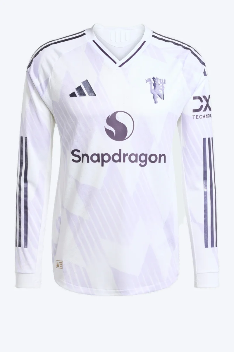 Dalot 2 Voetbalshirt - Manchester United 25/26 Lange Mouw Uit Authentic