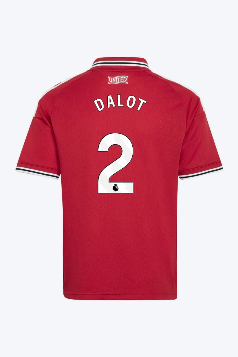 Dalot 2 Voetbalshirt - Manchester United 26/27 Thuis Kids
