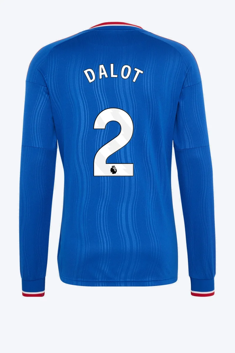 Dalot 2 Voetbalshirt - Manchester United 26/27 Uit Longsleeve