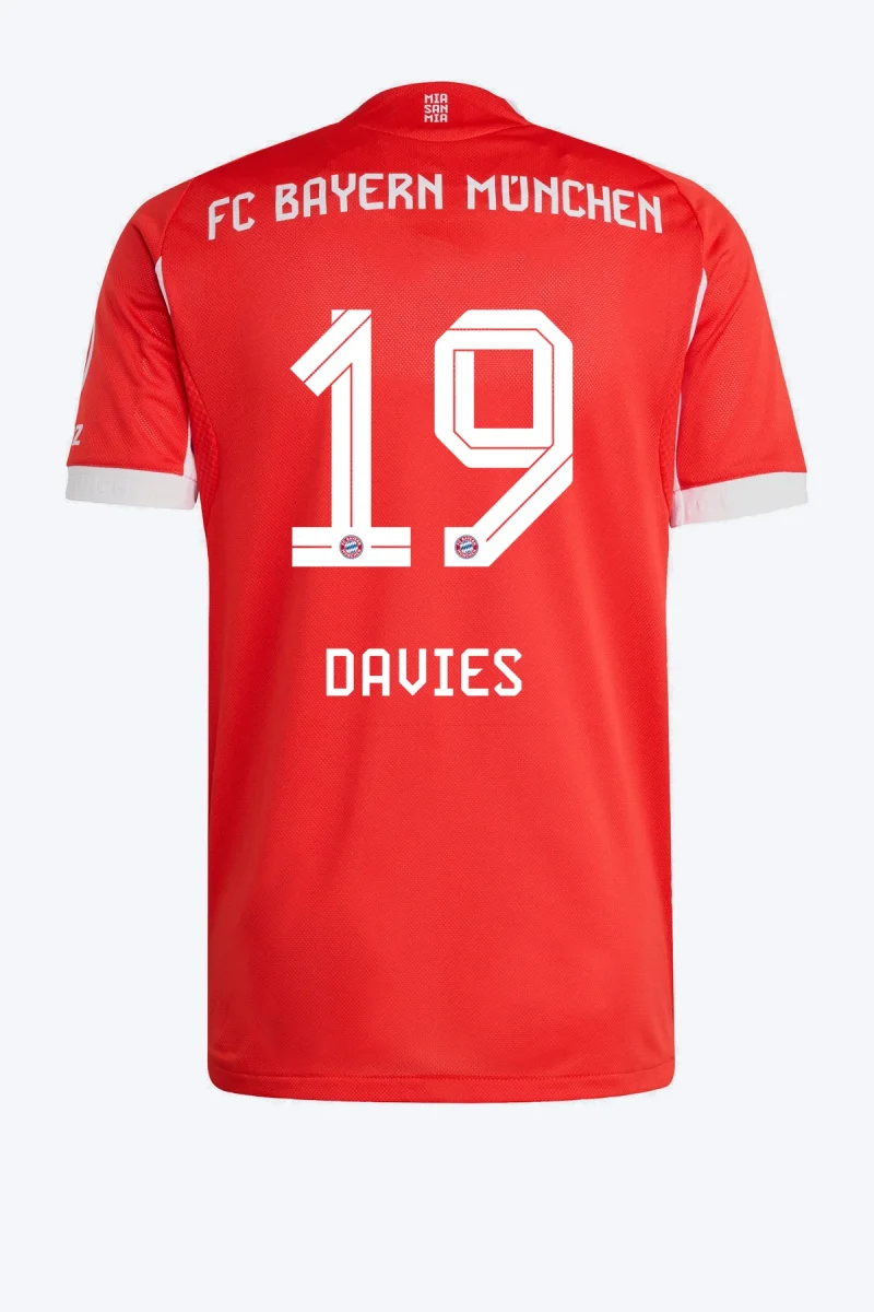 Davies 19 Voetbalshirt - FC Bayern 25/26 Thuis Authentic