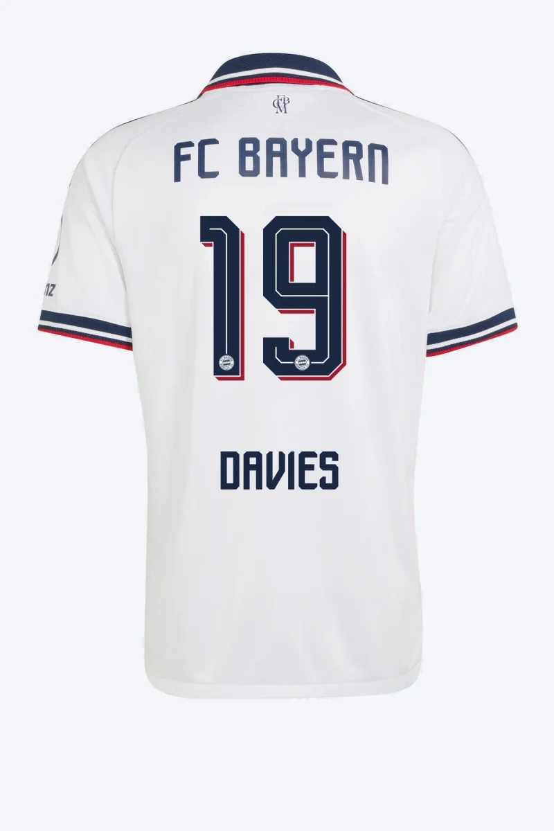Davies 19 Voetbalshirt - FC Bayern 26/27 Uit Authentic