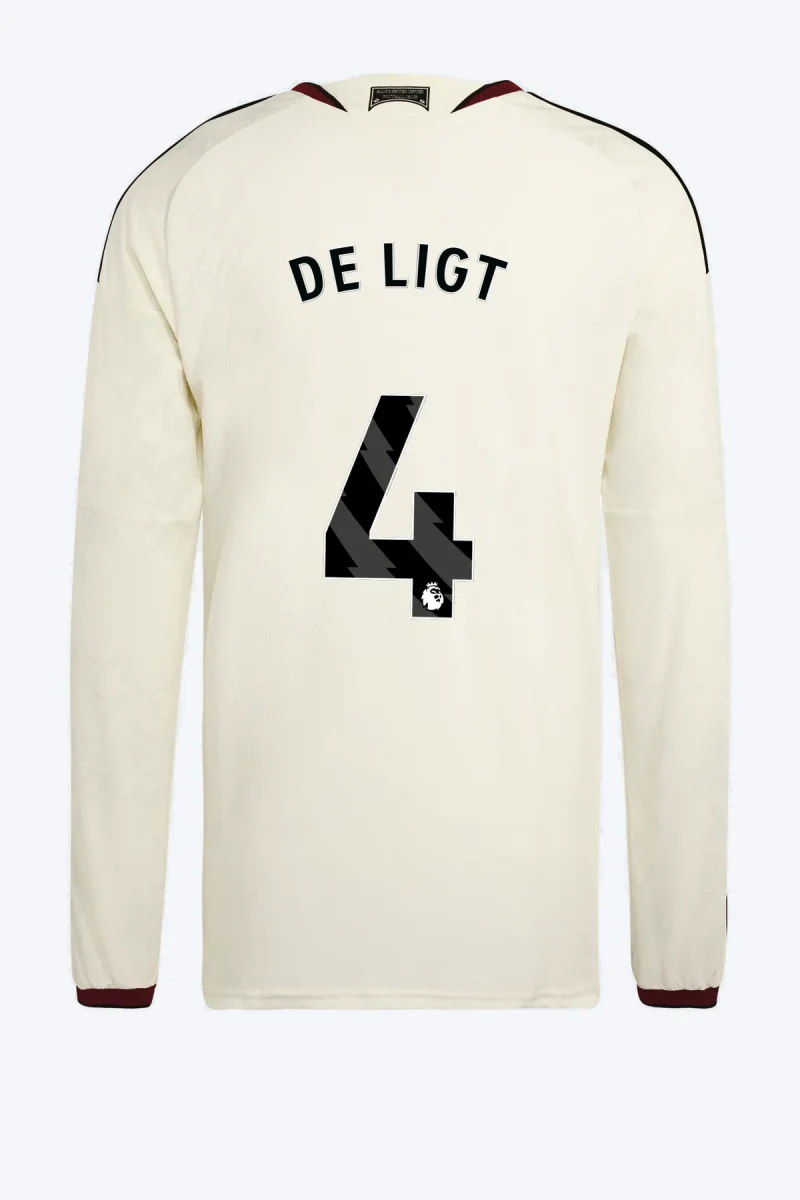 De Ligt 4 Voetbalshirt - Manchester United 26/27 Derde Authentic Longsleeve