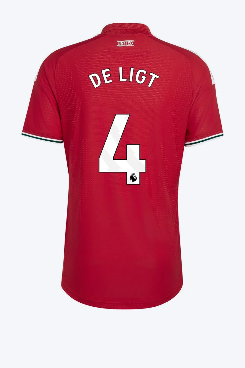 De Ligt 4 Voetbalshirt - Manchester United 26/27 Thuis Authentic