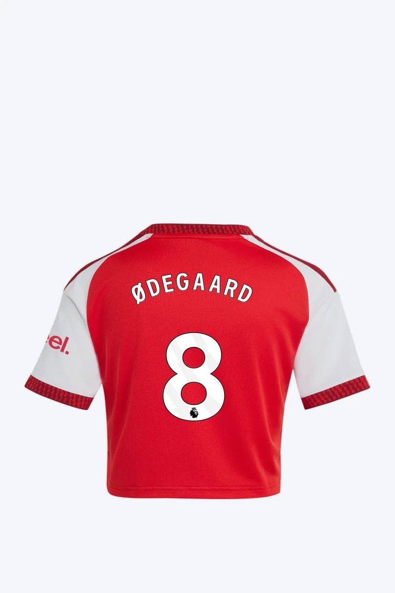 Ødegaard 8 Voetbalshirt - Arsenal FC 26/27 Thuis Cropped