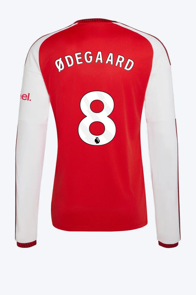 Ødegaard 8 Voetbalshirt - Arsenal FC 26/27 Thuis Lange Mouw