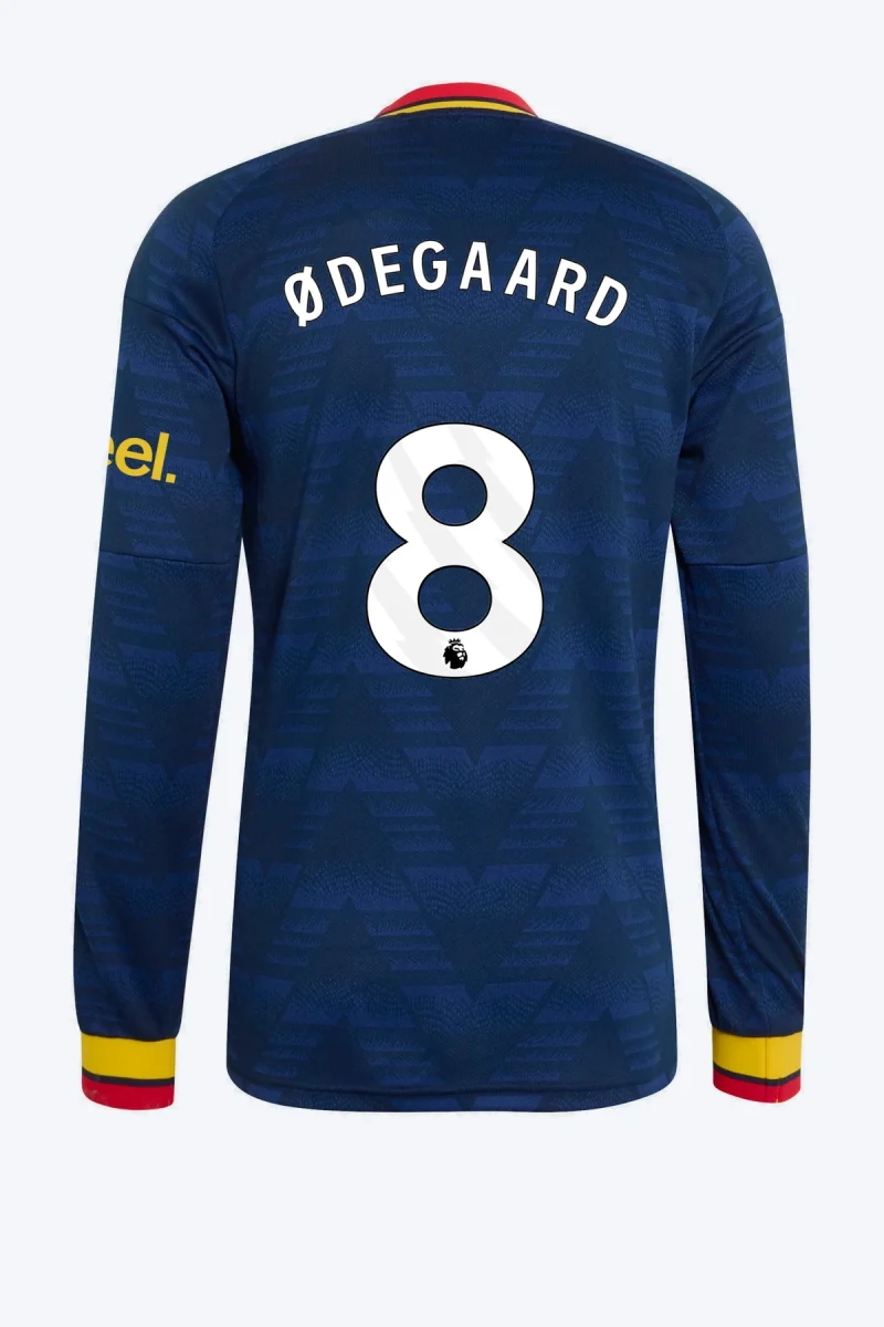 Ødegaard 8 Voetbalshirt - Arsenal FC 26/27 Uit Longsleeve