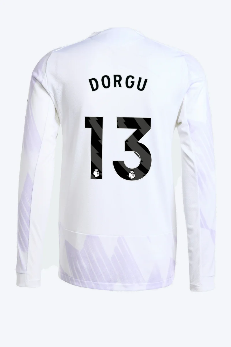 Dorgu 13 Voetbalshirt - Manchester United 25/26 Lange Mouw Uit Authentic