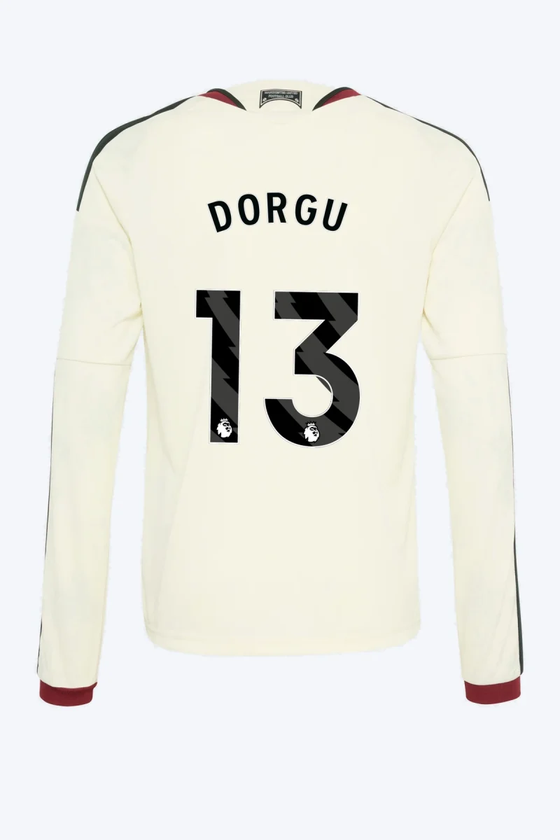 Dorgu 13 Voetbalshirt - Manchester United 26/27 Derde Kids Longsleeve