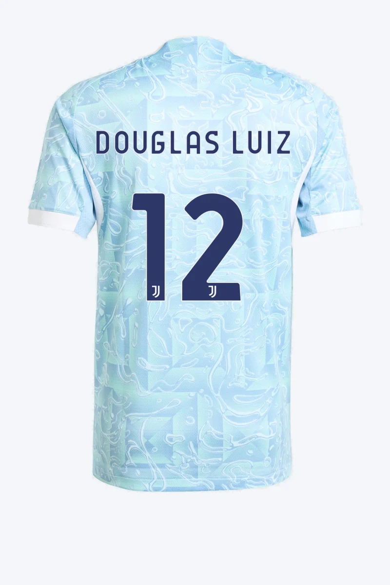 Douglas Luiz 12 Voetbalshirt - Juventus 25/26 Uit Authentic