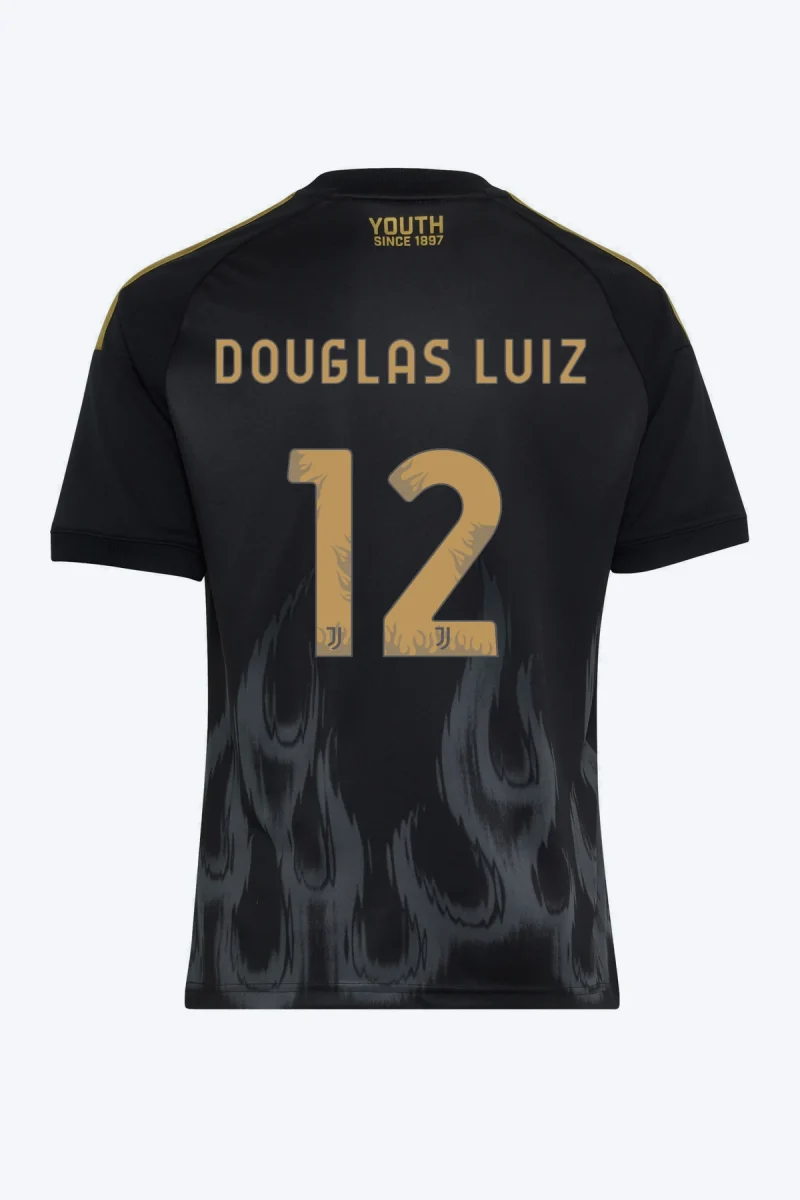 Douglas Luiz 12 Voetbalshirt - Juventus 26/27 Derde Kids