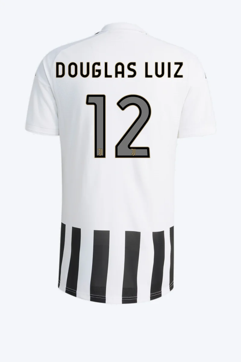 Douglas Luiz 12 Voetbalshirt - Juventus 26/27 Thuis Authentic