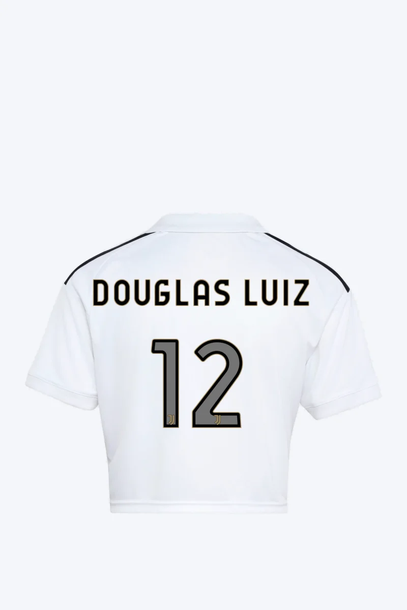 Douglas Luiz 12 Voetbalshirt - Juventus 26/27 Thuis Cropped