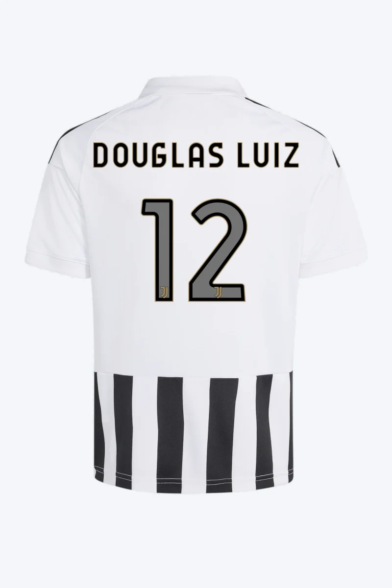 Douglas Luiz 12 Voetbalshirt - Juventus 26/27 Thuis Kids