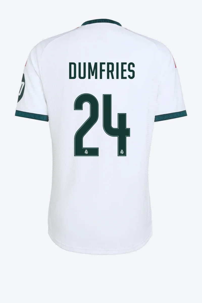 Dumfries 24 Voetbalshirt - Real Madrid 26/27 Thuis Authentic