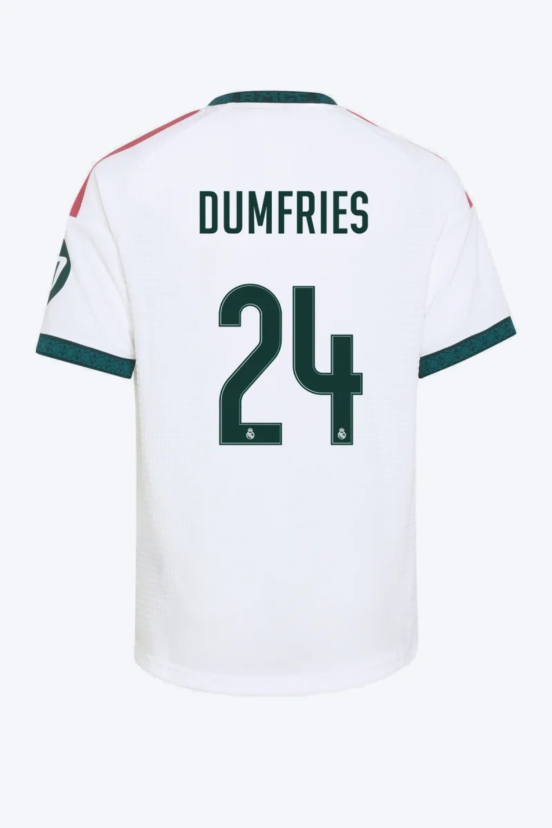 Dumfries 24 Voetbalshirt - Real Madrid 26/27 Thuis Authentic Kids